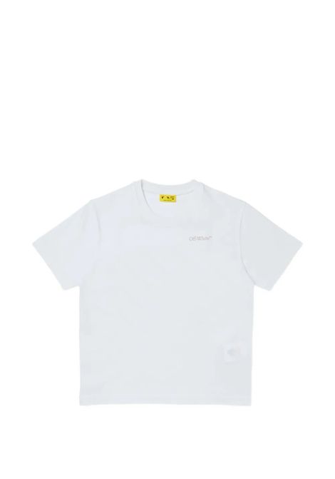 T-shirt con stampa OFF WHITE KIDS | OGAA001S26JER008100